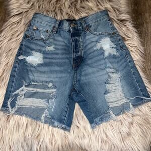 Aeropostale 90”s baggy jeans distressed women’s jeans